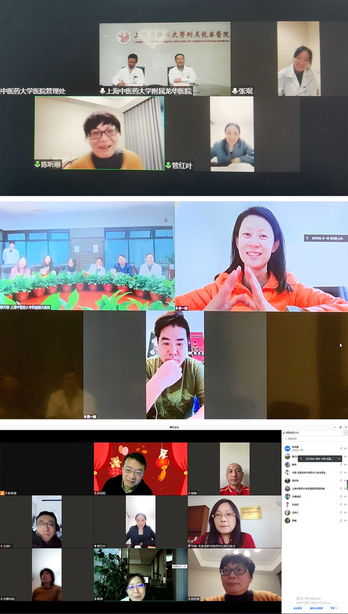 学校及各附属医院慰问海外中医药中心队员