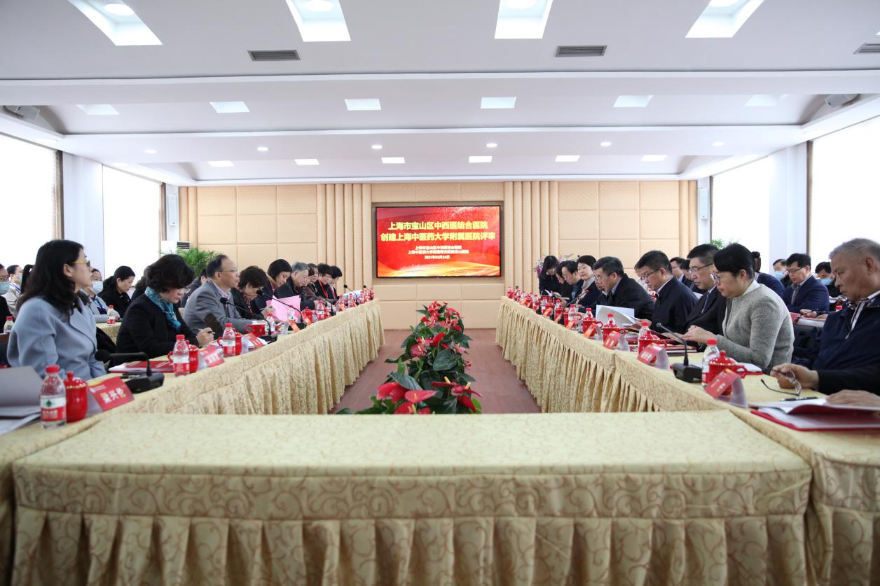 宝山区中西医结合医院接受上海中医药大学附属医院评审